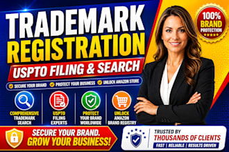 handle uspto trademark search and registration for your brands