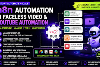setup ai faceless video, n8n youtube automation, n8n workflow veo 3 n8n ai agent