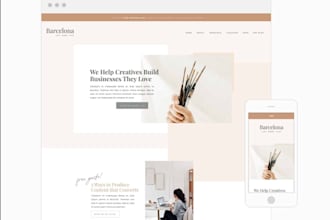 showit website, showit template, showit website redesign, showit customization