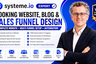 do systeme io booking website systeme io blog systeme io website funnel design