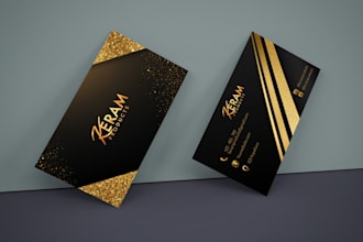 design luxury modern business cards