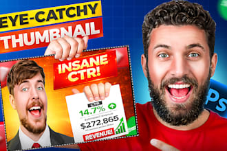 design viral youtube thumbnails in 24 hour