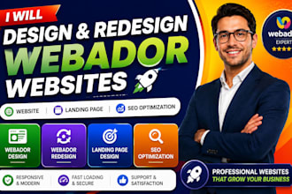 design webador website webador redesign webador landing page seo optimization