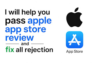 help you pass apple app store review and fix all rejection issues