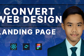 design or convert responsive website