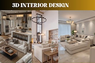 create professional 3d house plans and realistic interior exterior renderings