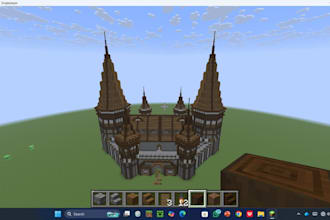 professionally build survival or creative minecraft builds