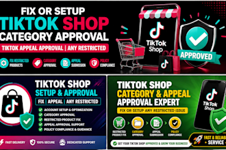fix or setup tiktok shop category approval tiktok appeal approval any restricted