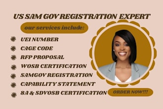do uei registration, sam gov, cage code, wosb, mbe, sdvosb