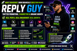 do reply guy twitter promotion x marketing organic growth and x monetization