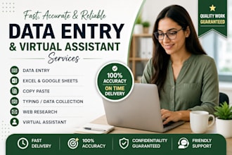 do fast and accurate data entry