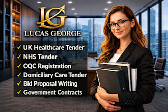 write UK healthcare tender, nhsbid proposal,cqc response and government contract