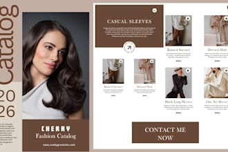 design digital lookbook product catalog fashion magazine flipbook canva ebook