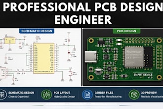 do pcb design schematic circuit design pcb layout fabrication gerber bom