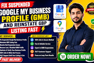 fix suspended google my business profile gmb and reinstate gbp listing fast