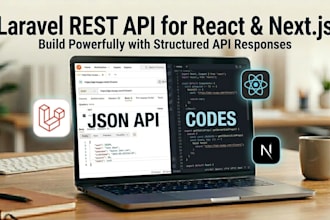 build a laravel rest API backend for your react or nextjs app