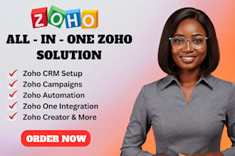 set up zoho CRM, zoho campaigns, zoho automation zoho one