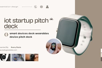 design iot startup pitch deck smart devices deck wearables device pitch deck