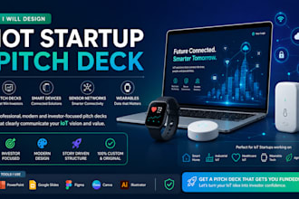 design iot startup pitch deck smart devices deck wearables device pitch deck