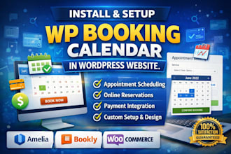 install and setup wp booking calendar in wordpress website