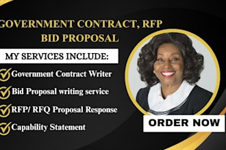 find rfp, write bids proposal, winning government contract, rfq respond to rfp
