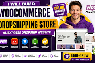 build woocommerce dropshipping store aliexpress dropship woocommerce website