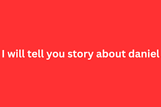tell you story about daniel