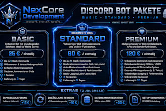 create a discord bot for you