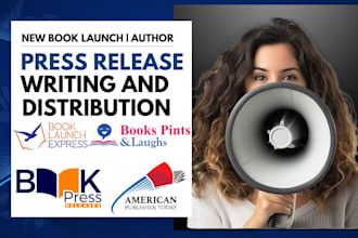 do pr writing and press release distribution for your book