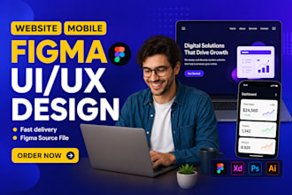 design website UI UX, mobile app UI UX and dashboards