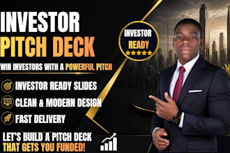 create investor ready pitch deck slides