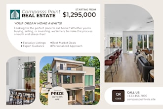create a real estate flyer for your property