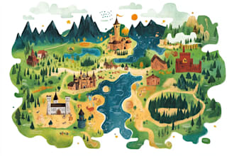 design custom vector event maps, festival layouts