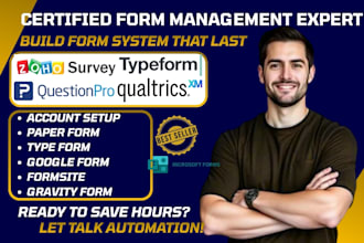create and set up typeform qualtrics questionpro zoho survey and microsoft form