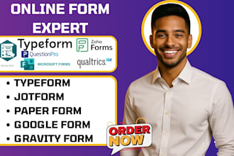 create and customize typeform qualtrics questionpro zoho survey microsoft forms