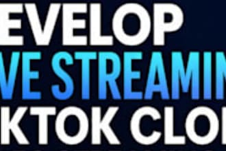 develop live streaming app tiktok clone