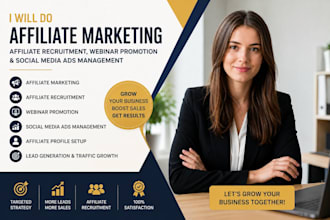 do affiliate marketing affiliate recruitment webinar promotion and social media