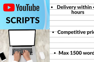 write scripts for your gaming videos