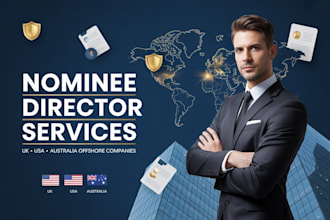 provide your nominee director for UK, USA, australia for offshore companies
