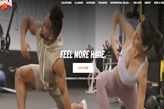 design squarespace fitness product website gym fitness sport fitness website