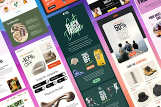 design newsletter template, email flyer, html email template, newsletter design