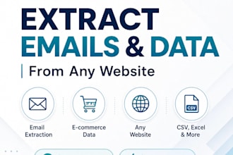 email scraping, web scraping and data mining of any site