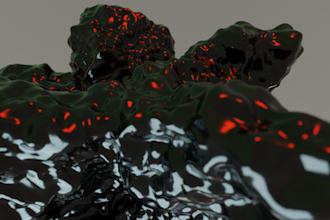 3d abstract animation 3d fluid 3d loop cinematic abstract art musical visuals