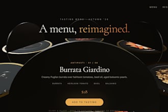 create a landing page