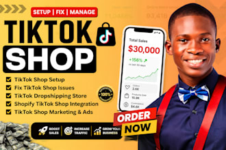 setup tik tok shop, fix tiktok shop, shopify tiktok shop dropshipping store