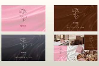 do modern luxury minimalist, feminine, business logo design