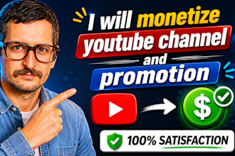 monetize youtube channel and promotion