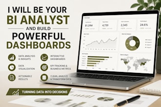 be your bi analyst and build powerful dashboards