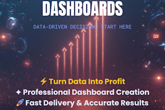 be your bi analyst and build powerful dashboards
