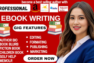 professional kindle KDP ebook writing and formatting
